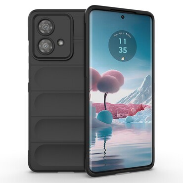 Strapabíró tok "Waves" Motorola Edge 40 készülékekhez - fekete