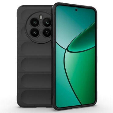 Strapabíró tok "Waves" Realme 12 Plus készülékekhez - fekete