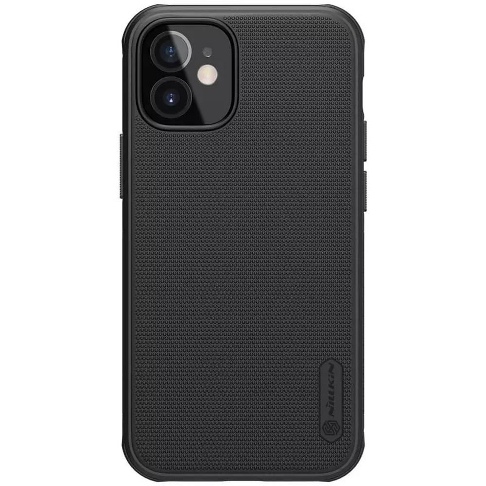 Prémium tok Nillkin "Super Frosted Shield Pro" iPhone 12 / iPhone 12 Pro készülékekhez - fekete