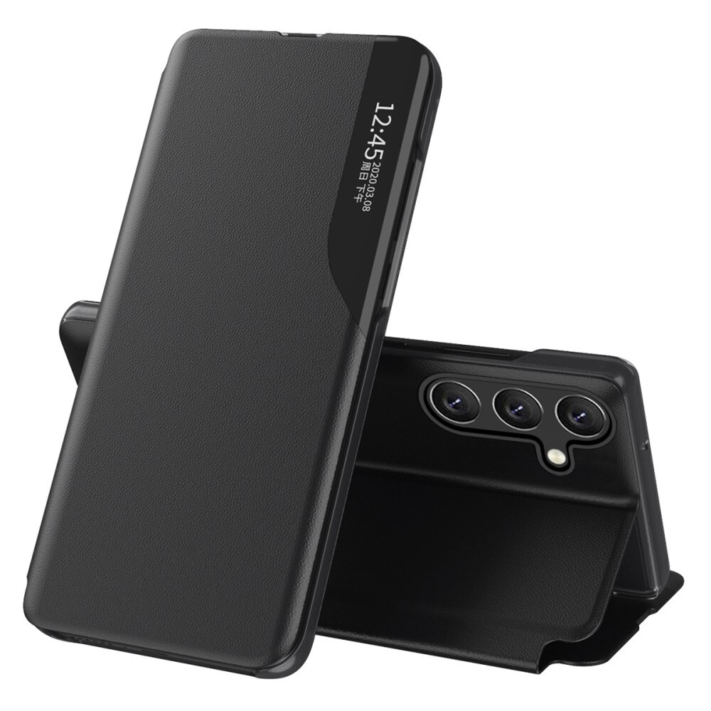 Nyitható tok "Edge View" Samsung Galaxy A25 készülékekhez - fekete