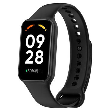 Szilikon óraszíj Xiaomi Smart Band 8 Active / Redmi Smart Band 2 órákhoz - fekete