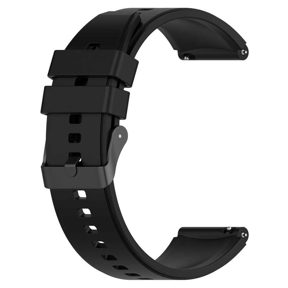 Szilikon óraszíj Huawei Watch GT 4 46mm / Watch 4 Pro / Watch 4 / Watch 3 GT3 Pro 46mm / Watch 3 GT3 46mm / Watch 3 Pro / Watch GT 3 SE / Watch GT 2 46mm / Watch GT Runner / Watch S3 / Watch 3 - fekete