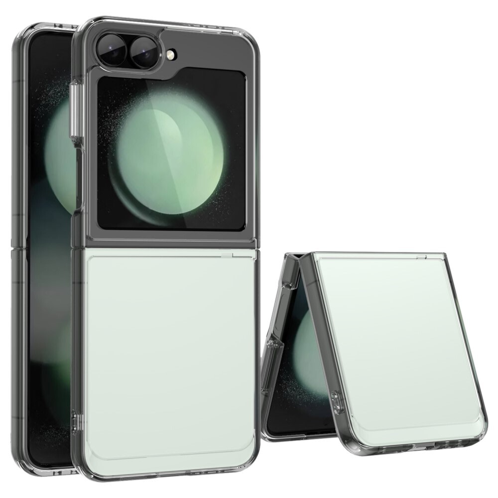 Hibrid tok "Frame Shield" Samsung Galaxy Z Flip6 készülékekhez - átlátszó