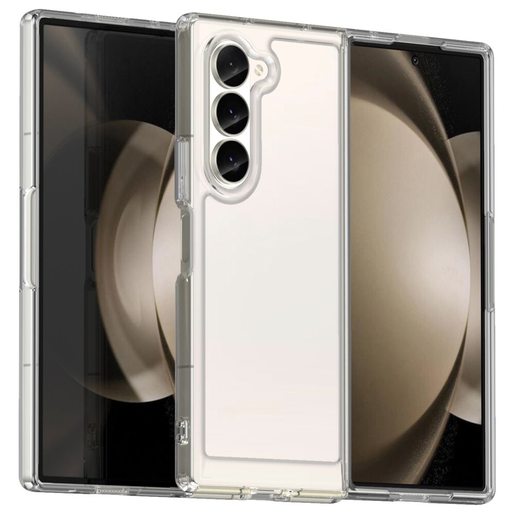 Hibrid tok "Frame Shield" Samsung Galaxy Z Fold6 készülékekhez - átlátszó