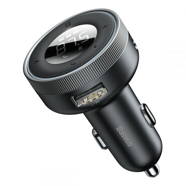 FM Bluetooth transmitter és autós töltő Baseus "Enjoy" 3.4A két USB kimenettel és LED kijelzővel FM Bluetooth transmitter és autós töltő Baseus "Enjoy" 3.4A két USB kimenettel és LED kijelzővel