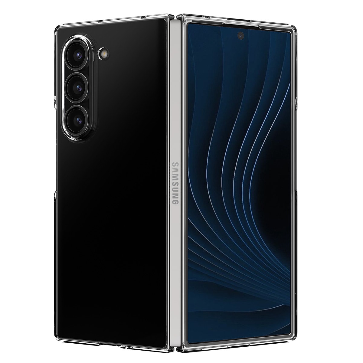 Tok Spigen "Air Skin" Samsung Galaxy Z Fold6 készülékekhez - crystal clear