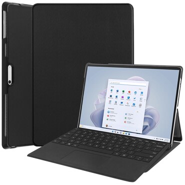 Nyitható tok "Stand" Microsoft Surface Pro 11 / Surface Pro 10 / Surface Pro 9 készülékekhez - fekete Nyitható tok "Stand" Microsoft Surface Pro 11 / Surface Pro 10 / Surface Pro 9 készülékekhez - fekete