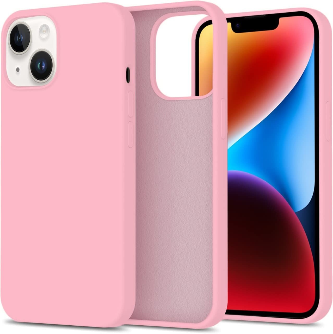 Szilikon tok "Opticase Pastel" by Optishield© iPhone 16 készülékekhez - pink