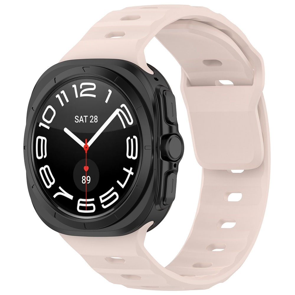 Szilikon óraszíj Samsung Galaxy Watch Ultra 47mm - rózsaszín