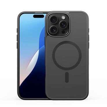 Hibrid tok "Yind" MagSafe mágnessel iPhone 16 Pro Max készülékekhez - black