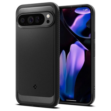 Tok Spigen "Rugged Armor" Google Pixel 9 Pro XL készülékekhez - black