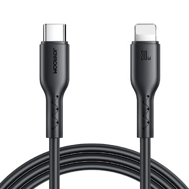 Töltő- és adatkábel Joyroom "Flash-Charge SA26-CL3" - USB-C-Lightning kábel PD 30W-tal - 1 m - fekete Töltő- és adatkábel Joyroom "Flash-Charge SA26-CL3" - USB-C-Lightning kábel PD 30W-tal - 1 m - fekete