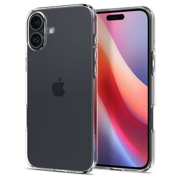 Tok Spigen "Liquid Crystal" iPhone 16 készülékekhez - clear