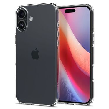 Tok Spigen "Liquid Crystal" iPhone 16 Plus készülékekhez - clear