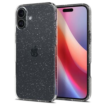 Tok Spigen "Liquid Crystal Glitter" iPhone 16 készülékekhez