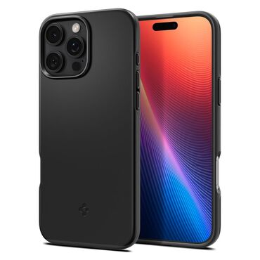 Tok Spigen "Thin Fit MagFit" iPhone 16 Pro Max készülékekhez - black