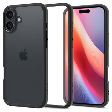 Tok Spigen "Ultra Hybrid" iPhone 16 Plus készülékekhez - matte black
