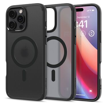 Tok Spigen "Ultra Hybrid Mag" iPhone 16 Pro készülékekhez - frost black