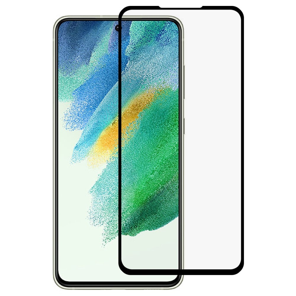 Prémium 3D Full Body üvegfólia Samsung Galaxy S21 FE 5G készülékekhez - fekete