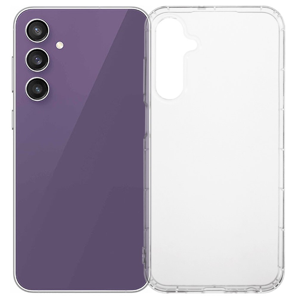 TPU gél tok Samsung Galaxy S24 FE készülékekhez - átlátszó