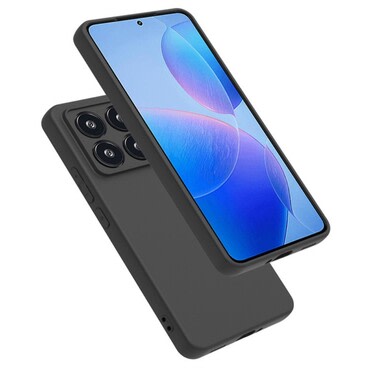 TPU gél tok Xiaomi 14T készülékekhez - fekete
