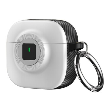 Védőtok "CarbonLock" Apple AirPods 4 fülhallgatókhoz - fehér