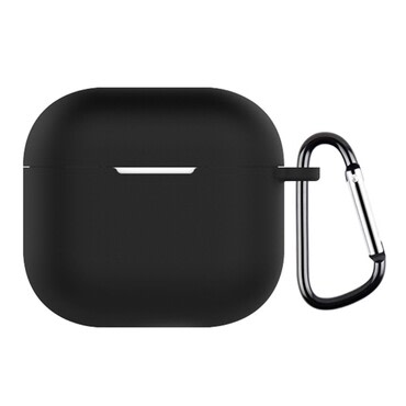 Védőtok Tech-Protect "Carabiner Zero" Apple AirPods 4 fülhallgatókhoz - fekete