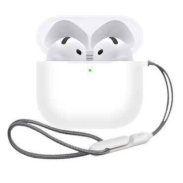 Védőtok Tech-Protect "Strap Zero" Apple AirPods 4 fülhallgatókhoz - fehér