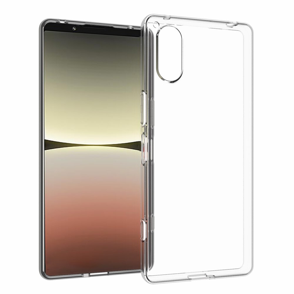 TPU gél tok Sony Xperia 5 V készülékekhez - átlátszó