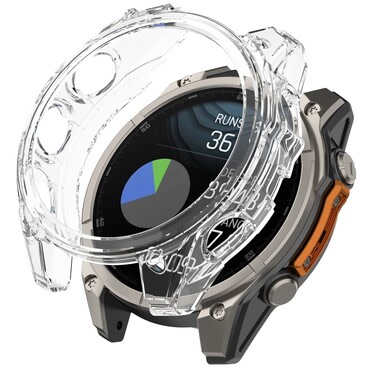 Kemény TPU tok Garmin Fenix 8 43mm készülékekhez - fekete