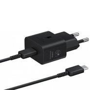 Eredeti fali töltő és USB-C kábel Samsung EP-T2510X 25W - fekete