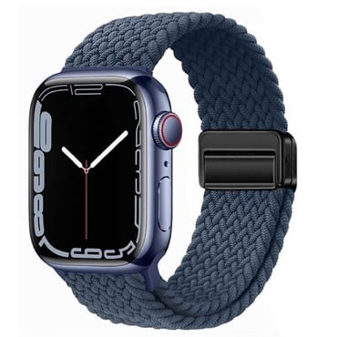 Fonott óraszíj Apple Watch (38 / 40 / 41 mm) órákhoz "Nylon Braid" - deep blue