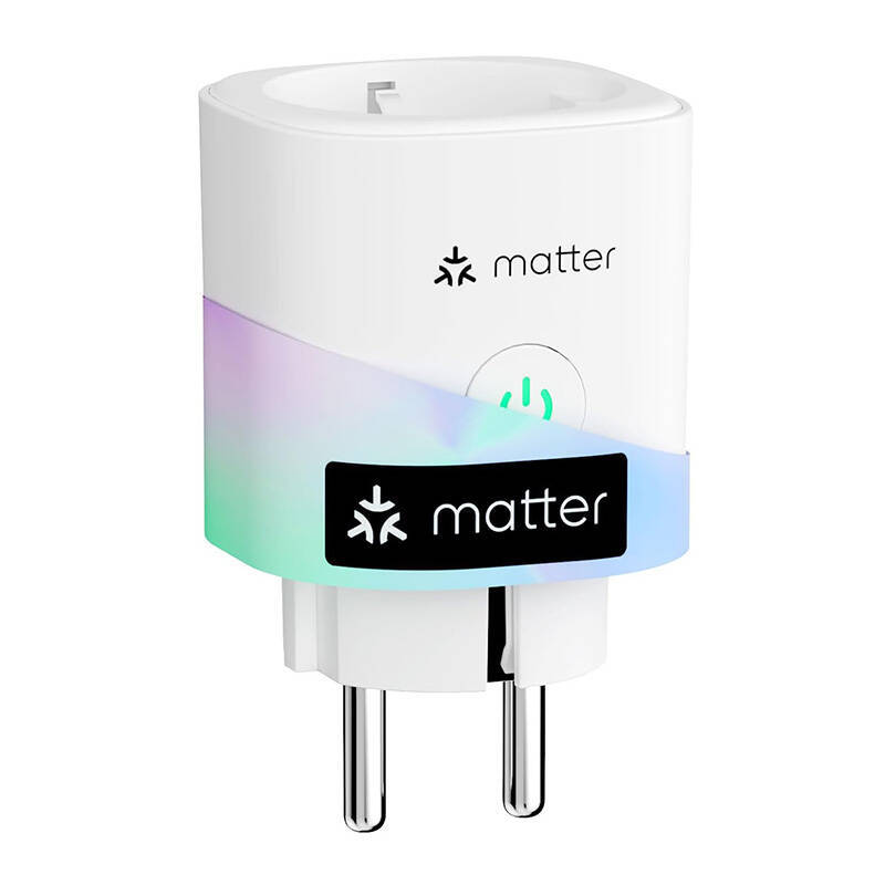 Meross "MSS315MA" WiFi intelligens aljzat energiafogyasztás méréssel - fehér