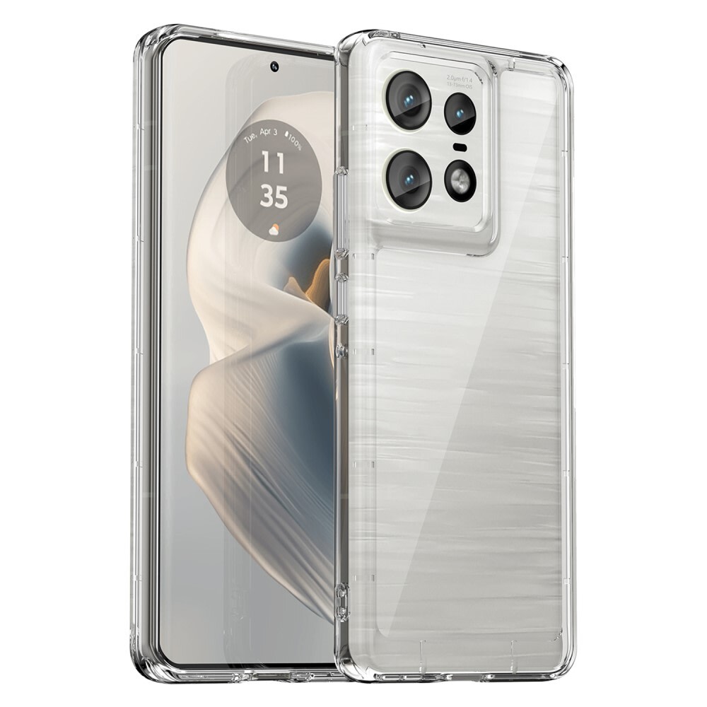 Hibrid tok "Frame Shield" Motorola Edge 50 Pro készülékekhez - átlátszó