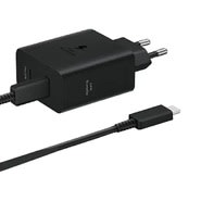Samsung EP-T5020XBEGEU eredeti fali töltő adapter és USB-C kábel  50W - 1.8m - fekete