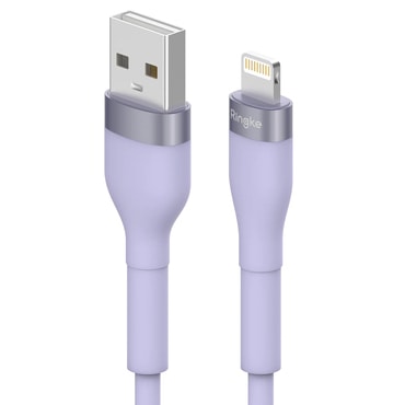 USB-A - Lightning adatkábel és töltőkábel Ringke "Pastel" 12W - 2m - lila