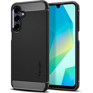 Tok Spigen "Rugged Armor" Samsung Galaxy A16 4G / A16 5G készülékekhez - black