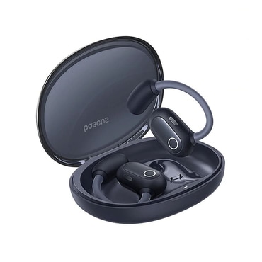 Baseus Bowie "PM20A" vezeték nélküli Open-Ear fülhallgató irányított hanglejátszással és ENC technológiával - fekete Baseus Bowie "PM20A" vezeték nélküli Open-Ear fülhallgató irányított hanglejátszással és ENC technológiával - fekete