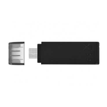 USB-C kulcs 3.2 Kingston "DataTreveler 70" 64GB - fekete USB-C kulcs 3.2 Kingston "DataTreveler 70" 64GB - fekete