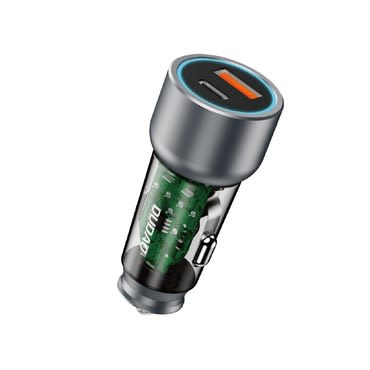 Autós töltő Dudao "R4T" 30W USB-A és USB-C kimenettel Autós töltő Dudao "R4T" 30W USB-A és USB-C kimenettel