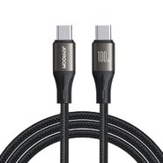 USB-C - USB-C adatkábel és töltőkábel JoyRoom "A25" 100W gyorstöltésre - 1.2m - black