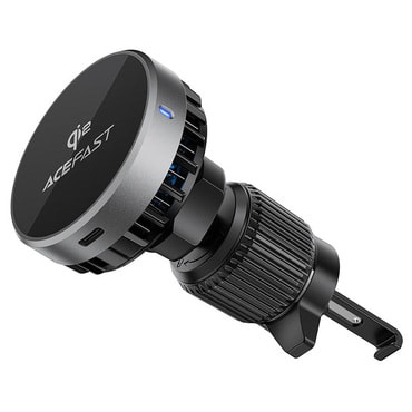 Acefast "D40" Prémium QI autós tartó  mobil eszközökhöz, hűtéssel és MagSafe technológiával - 15W - szellőzőrácsra Acefast "D40" Prémium QI autós tartó  mobil eszközökhöz, hűtéssel és MagSafe technológiával - 15W - szellőzőrácsra