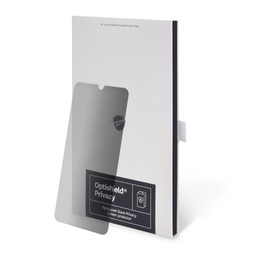 Optishield® Privacy kijelzővédő és betekintésgátló üvegfólia Samsung Galaxy A14 4G / A14 5G készülékhez Optishield® Privacy kijelzővédő és betekintésgátló üvegfólia Samsung Galaxy A14 4G / A14 5G készülékhez