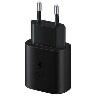 Eredeti Samsung fali töltő adapter USB-C kimenettel EP-TA800 25W - black (bulk) Eredeti Samsung fali töltő adapter USB-C kimenettel EP-TA800 25W - black (bulk)