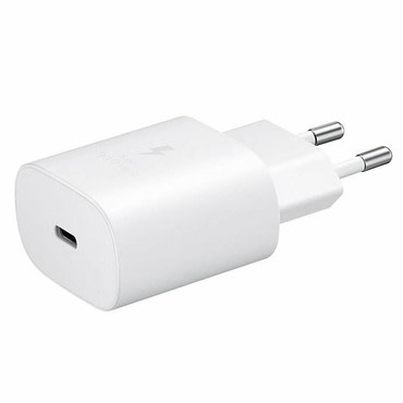 Eredeti Samsung fali töltő adapter USB-C kimenettel EP-TA800 25W - white (bulk) Eredeti Samsung fali töltő adapter USB-C kimenettel EP-TA800 25W - white (bulk)