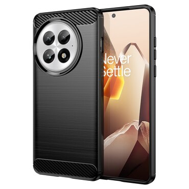 TPU gél tok "Brushed Carbon" OnePlus 13 készülékekhez - fekete