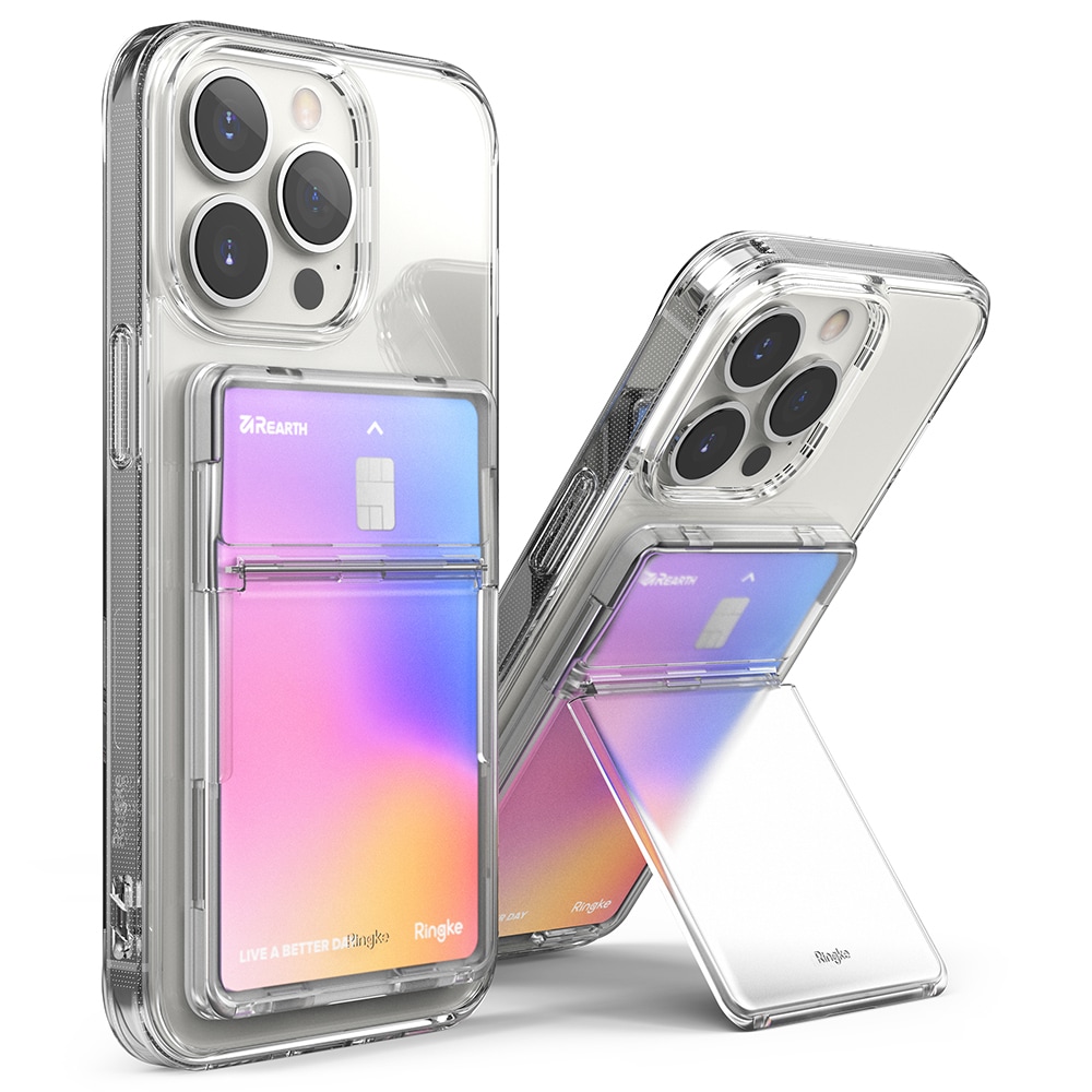 2in1 kártyazseb és állvány Ringke "Stand Slot Card Holder" clear mist