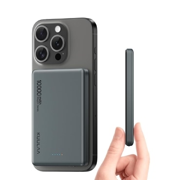 MagOn Slim 10K - ultravékony mágneses power bank a gyors vezeték nélküli és kábeles PD töltéshez - 10000 mAh MagOn Slim 10K - ultravékony mágneses power bank a gyors vezeték nélküli és kábeles PD töltéshez - 10000 mAh