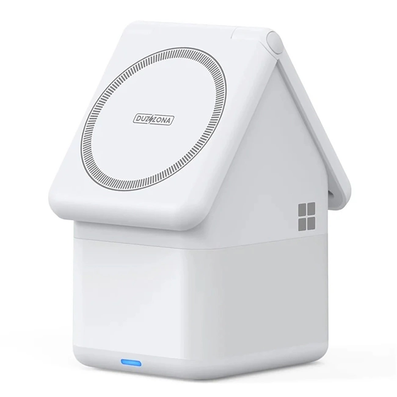 Vezeték nélküli QI töltőállomás 4 az 1-ben Duzzona "W20" Apple készülékekhez - iPhone, Apple Watch, Airpods (15 W) - white