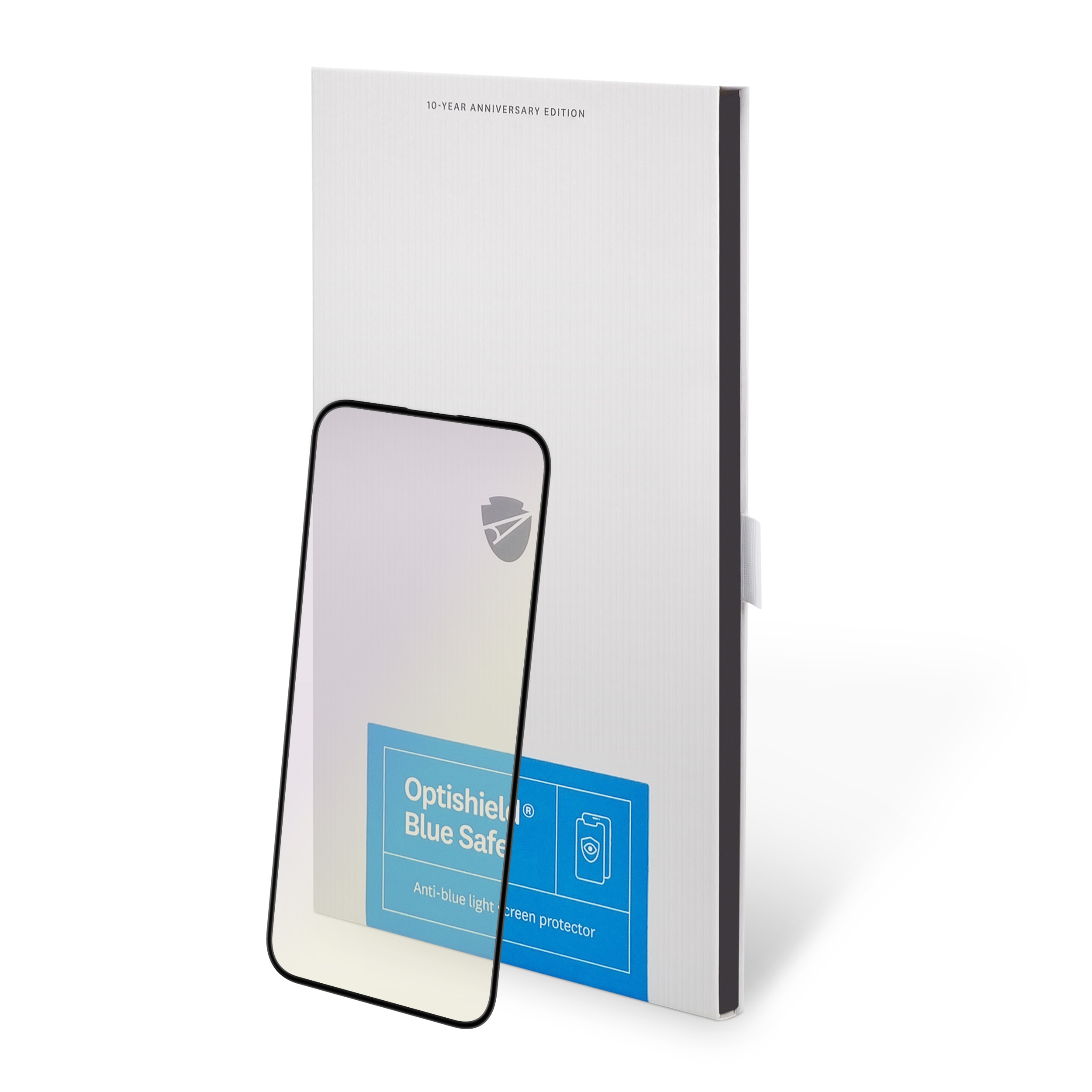 Optishield® Blue Safe 3D Full Body üvegfólia szemvédelemmel iPhone 13 készülékhez